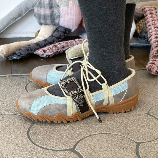 Turn / Sky blue / yushokobayashiシューズ