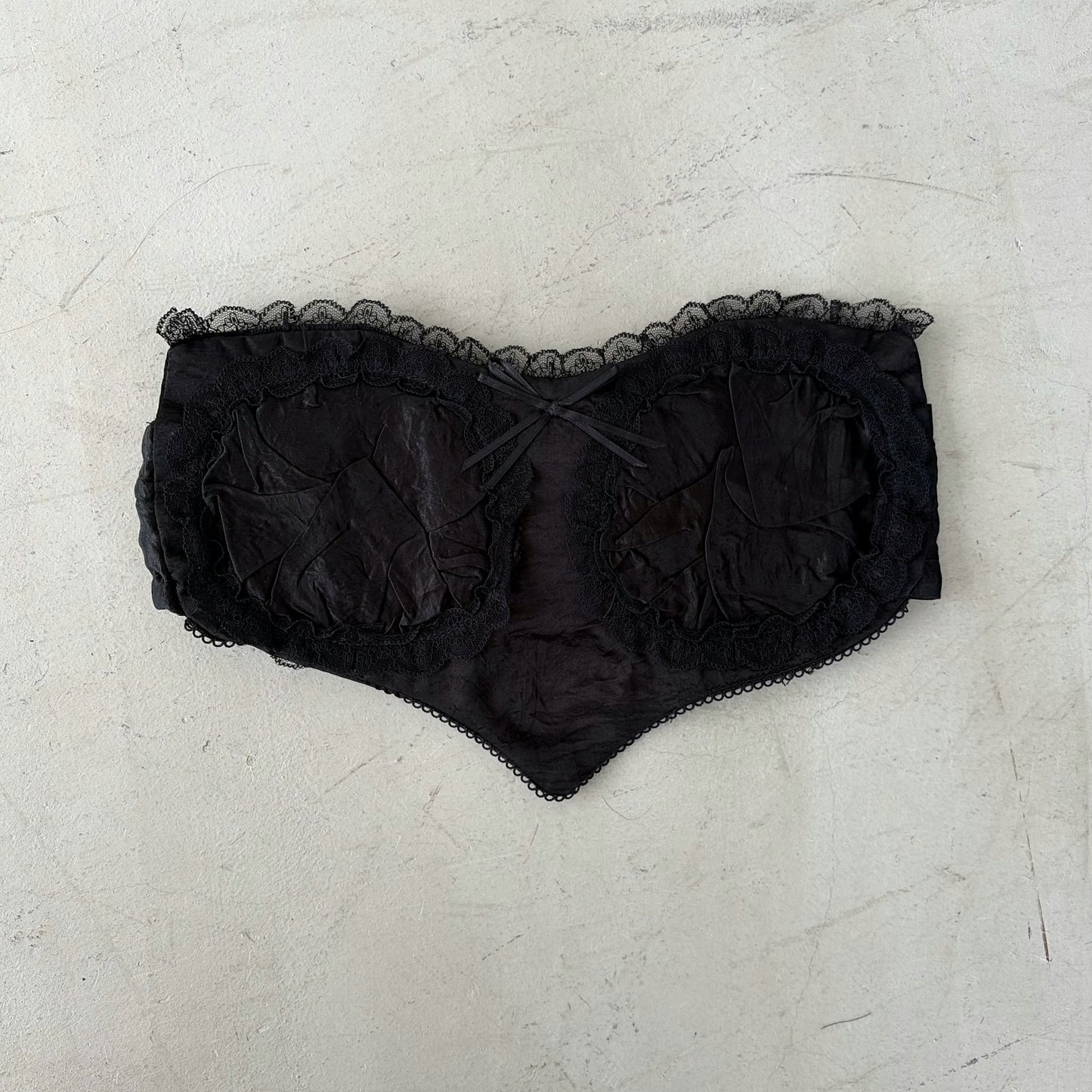 CORSET HEART / BLACK / コルセットトップ