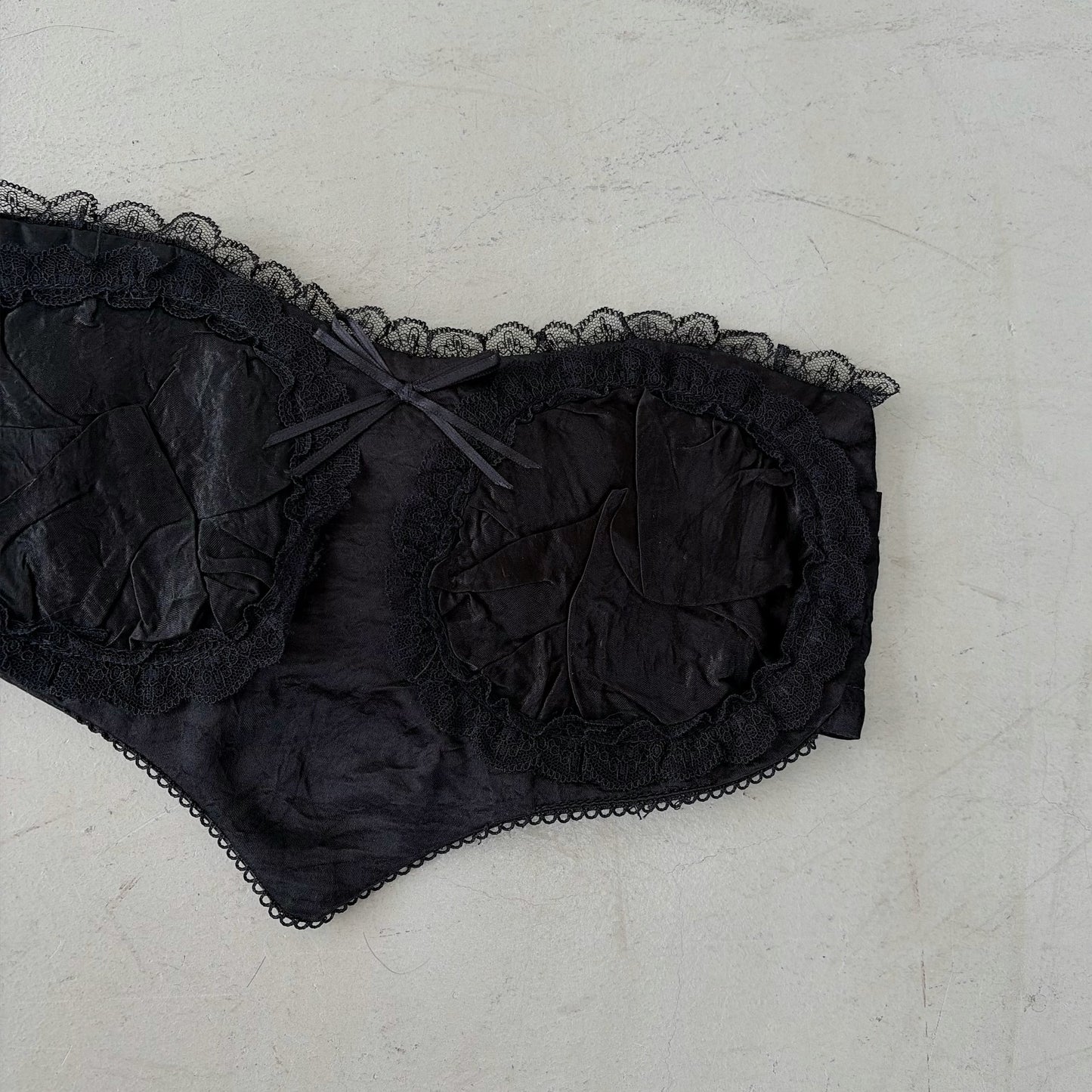 CORSET HEART / BLACK / コルセットトップ