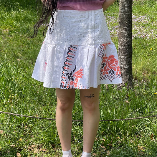 【SHEEP別注】TABLE CLOTH GATHERED SKIRT / テーブルクロスギャザースカート