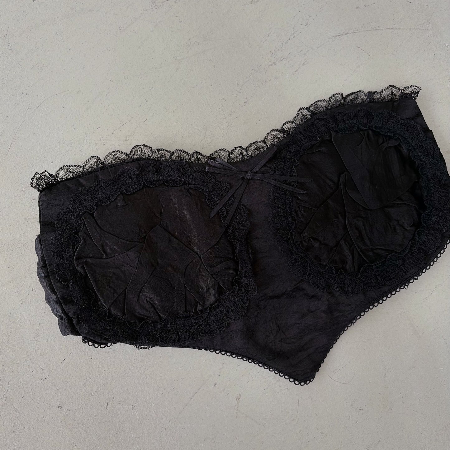 CORSET HEART / BLACK / コルセットトップ