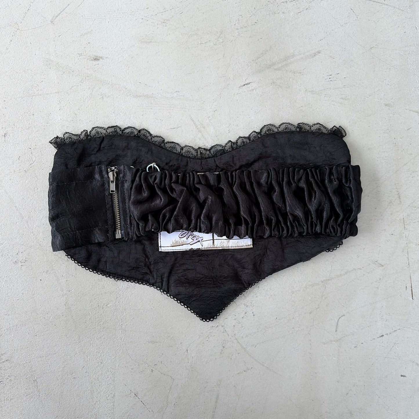 CORSET HEART / BLACK / コルセットトップ