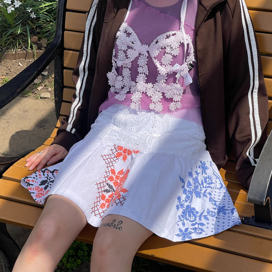 【SHEEP別注】TABLE CLOTH GATHERED SKIRT / テーブルクロスギャザースカート