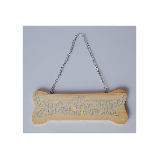 【xue】original drawing hanging sign / Angel Off Duty B