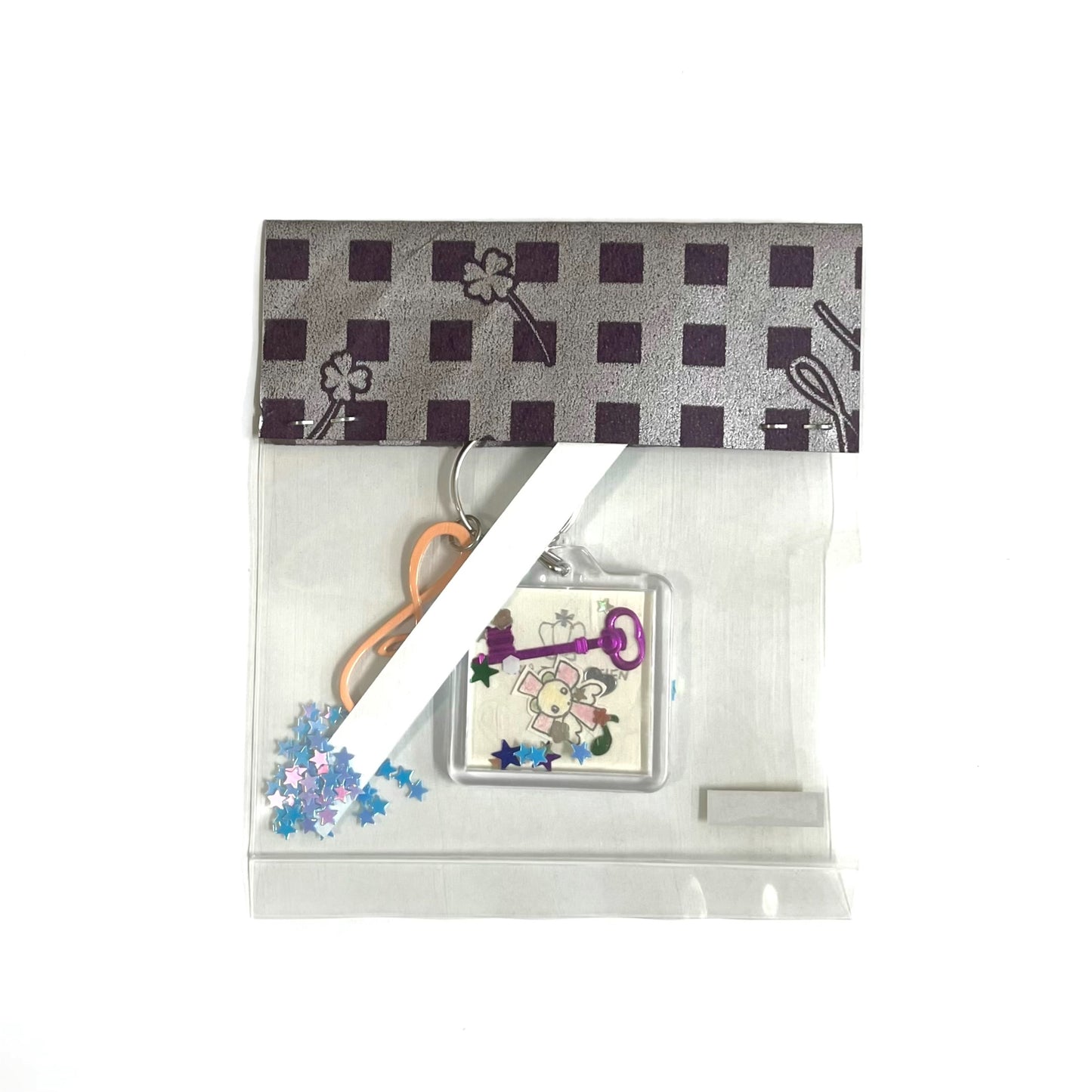 【Xue Tsung-Hsien】original drawing keychain / aqua / キーチェーン