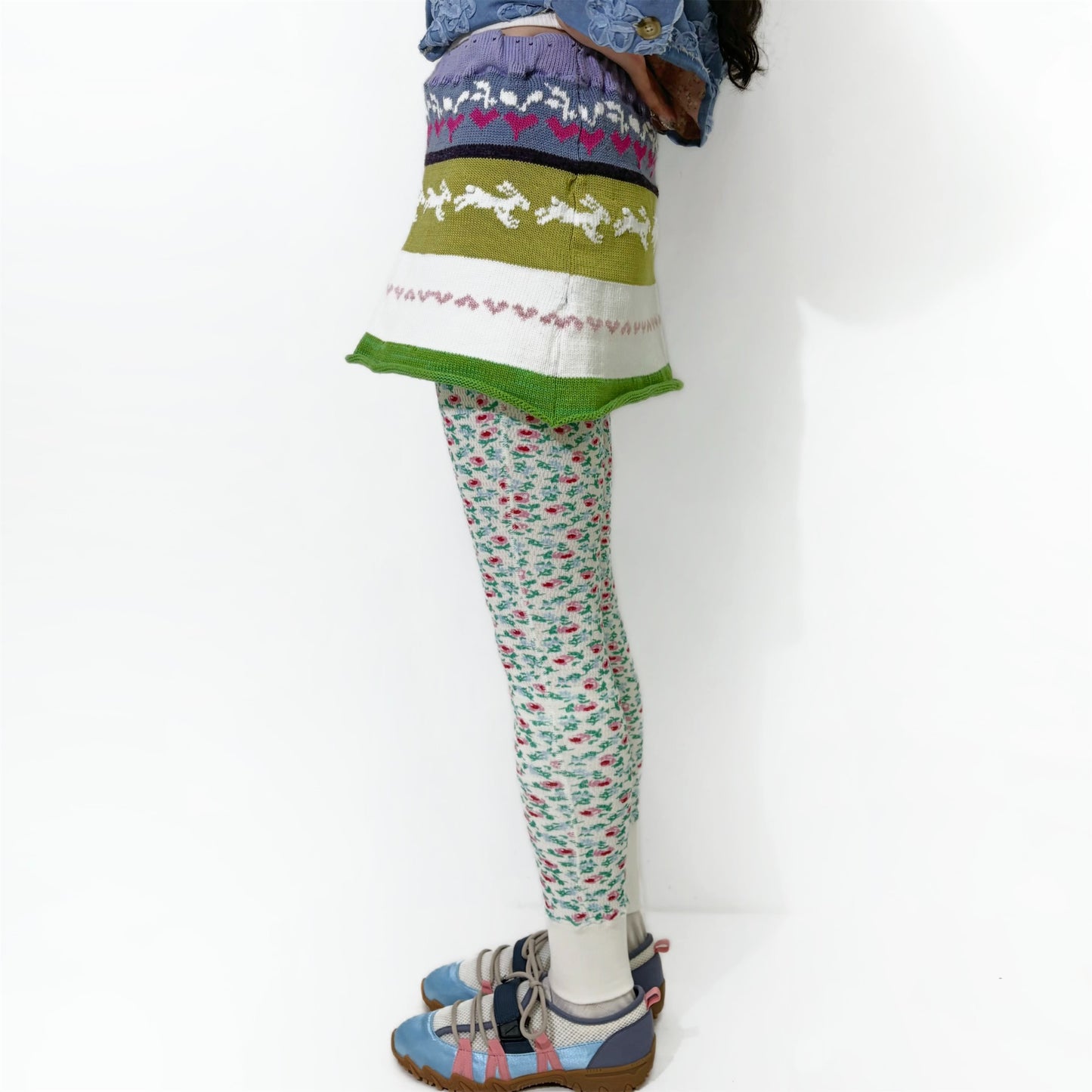 Dawn mini skirt / Multi / ニットミニスカート