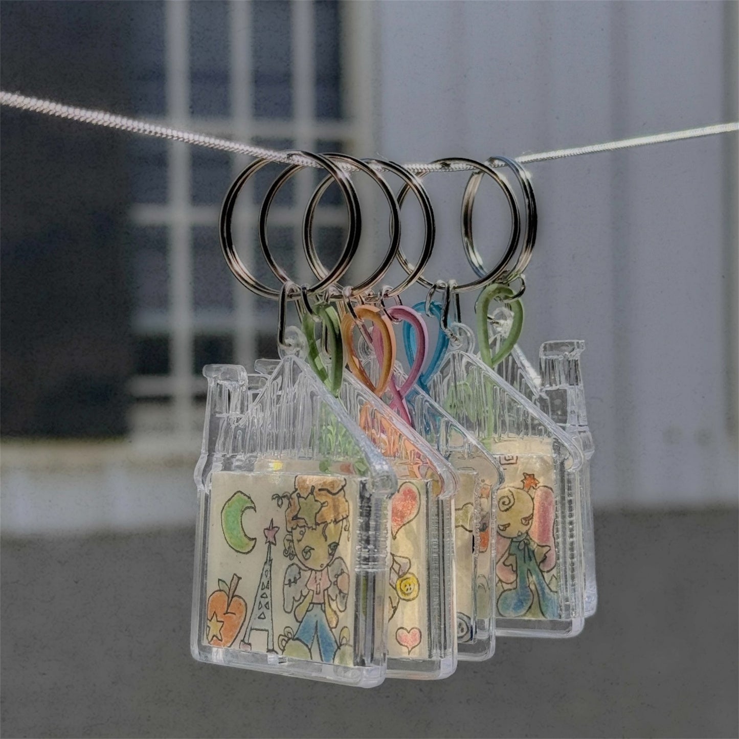 【Xue Tsung-Hsien】original drawing keychain / cherish / キーチェーン