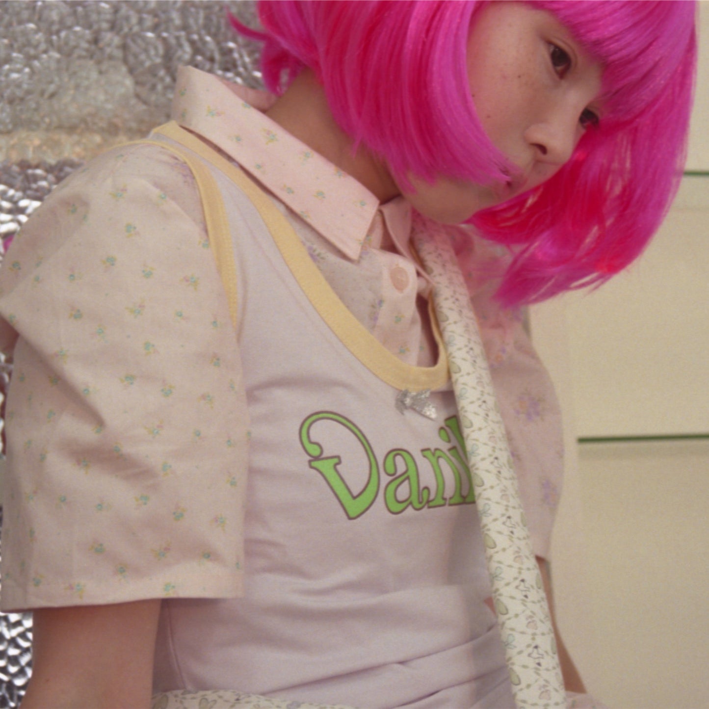 [F.E.E.S] dessert color sleeveless / pink / プリントタンクトップ