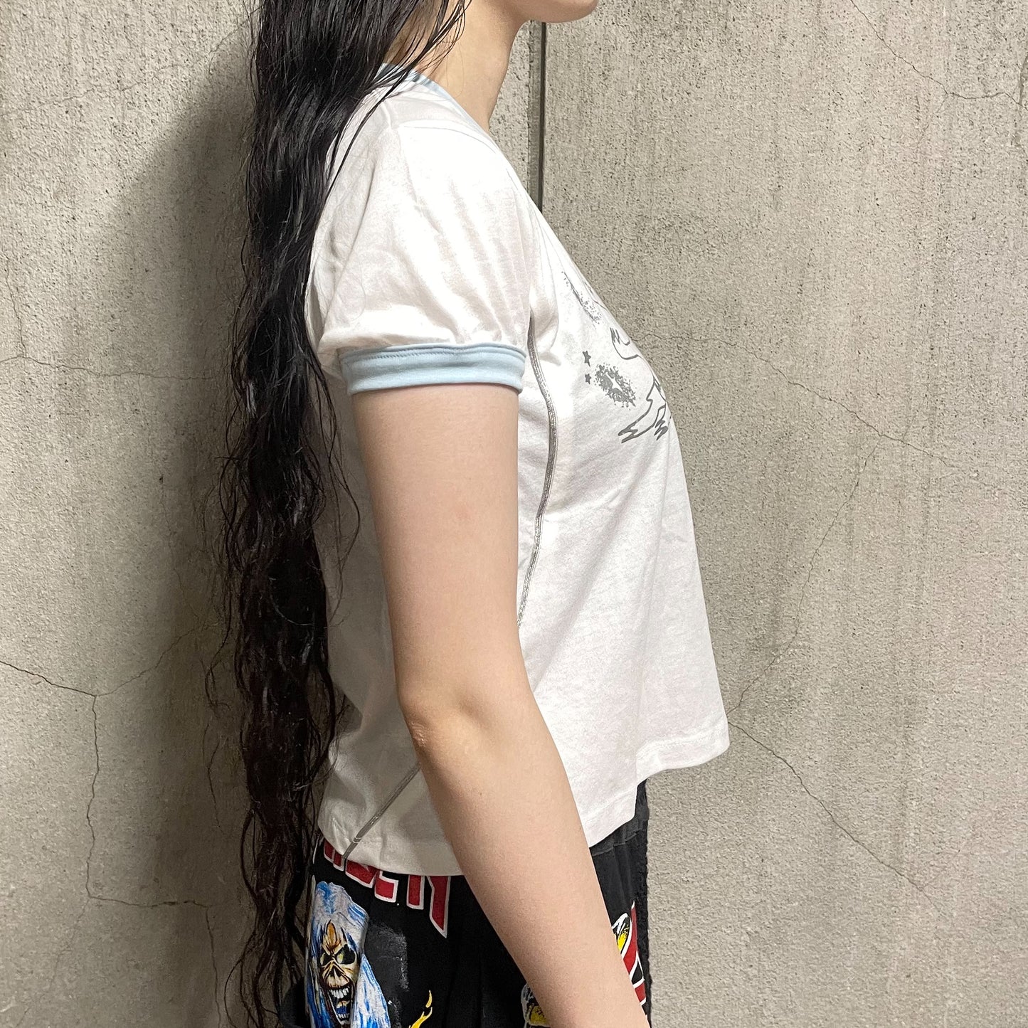 グラフィカルでシンプルな\tHermes\t Etrier en FragmentsTシャツ 門倉太久斗/22世紀ジェダイ slash shirt blue / TXA-TENGA by
