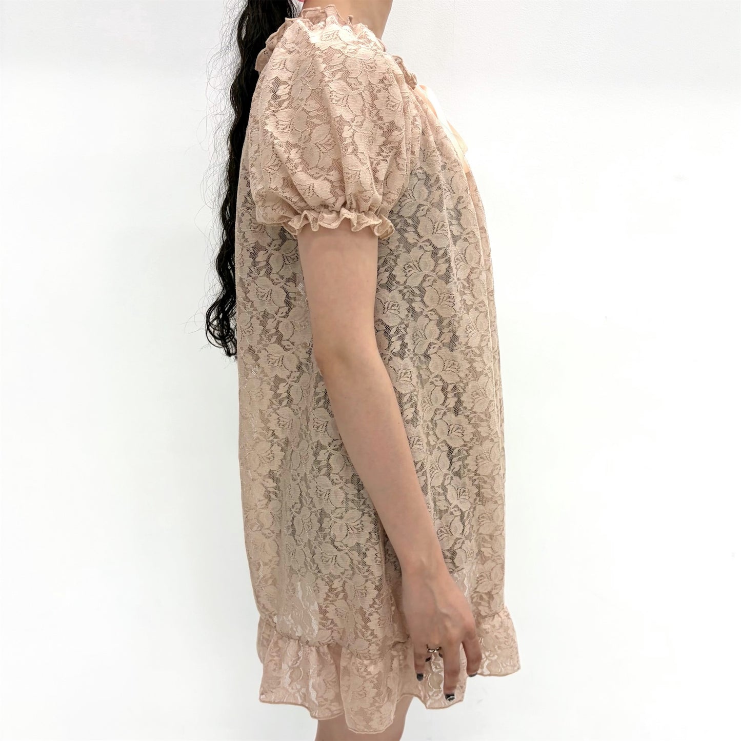 [F.E.E.S] rosie lace dress / nude / レースドレス