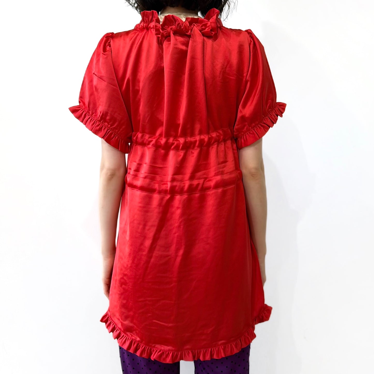 Babydoll Dress / Ribbon Red / ベビードールドレス