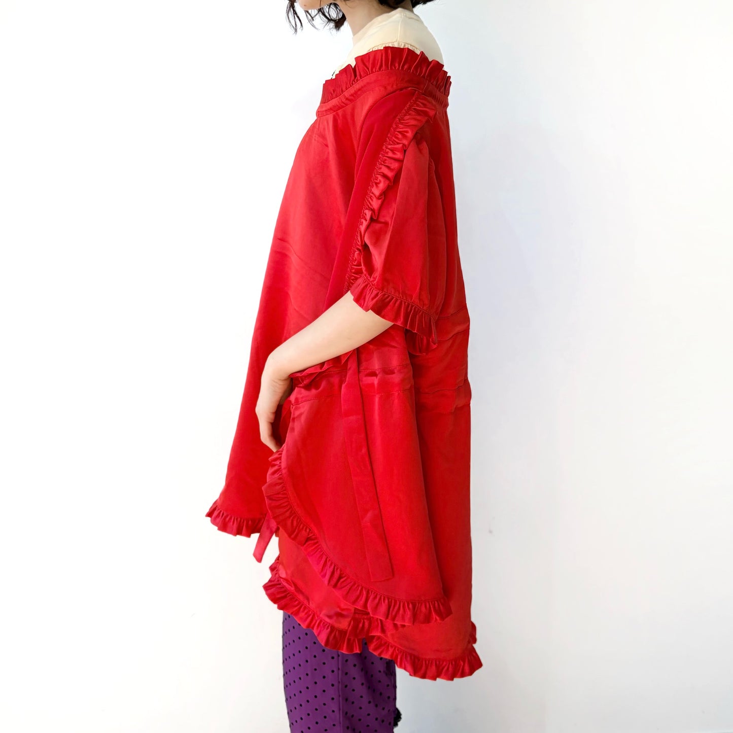Babydoll Dress / Ribbon Red / ベビードールドレス