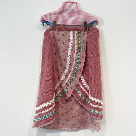 free hand skirt / Red / フリーハンドスカート