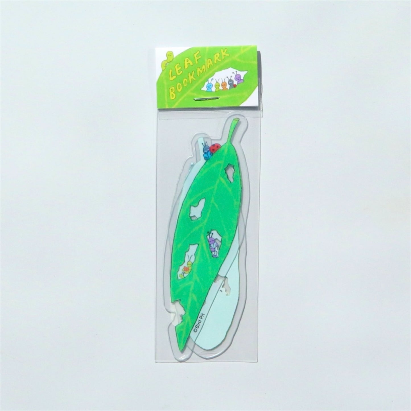 【bird pit】leaf bookmark / しおり