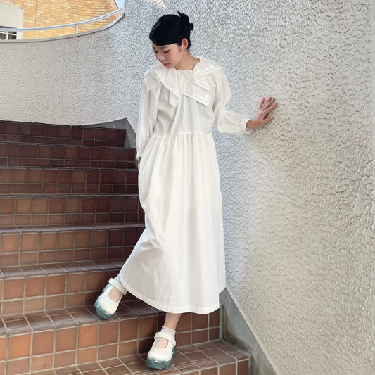 Sailor dress / White / セーラードレス