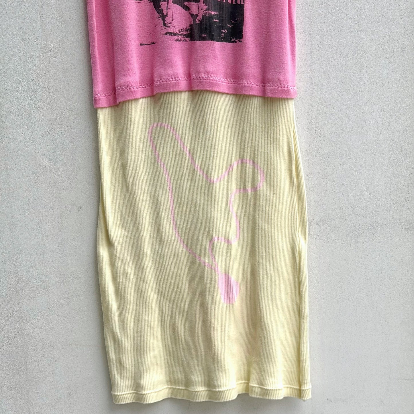 【GATEANDO POR TUS NUBES】TANK TOP DRESS / PINK / タンクトップドレス