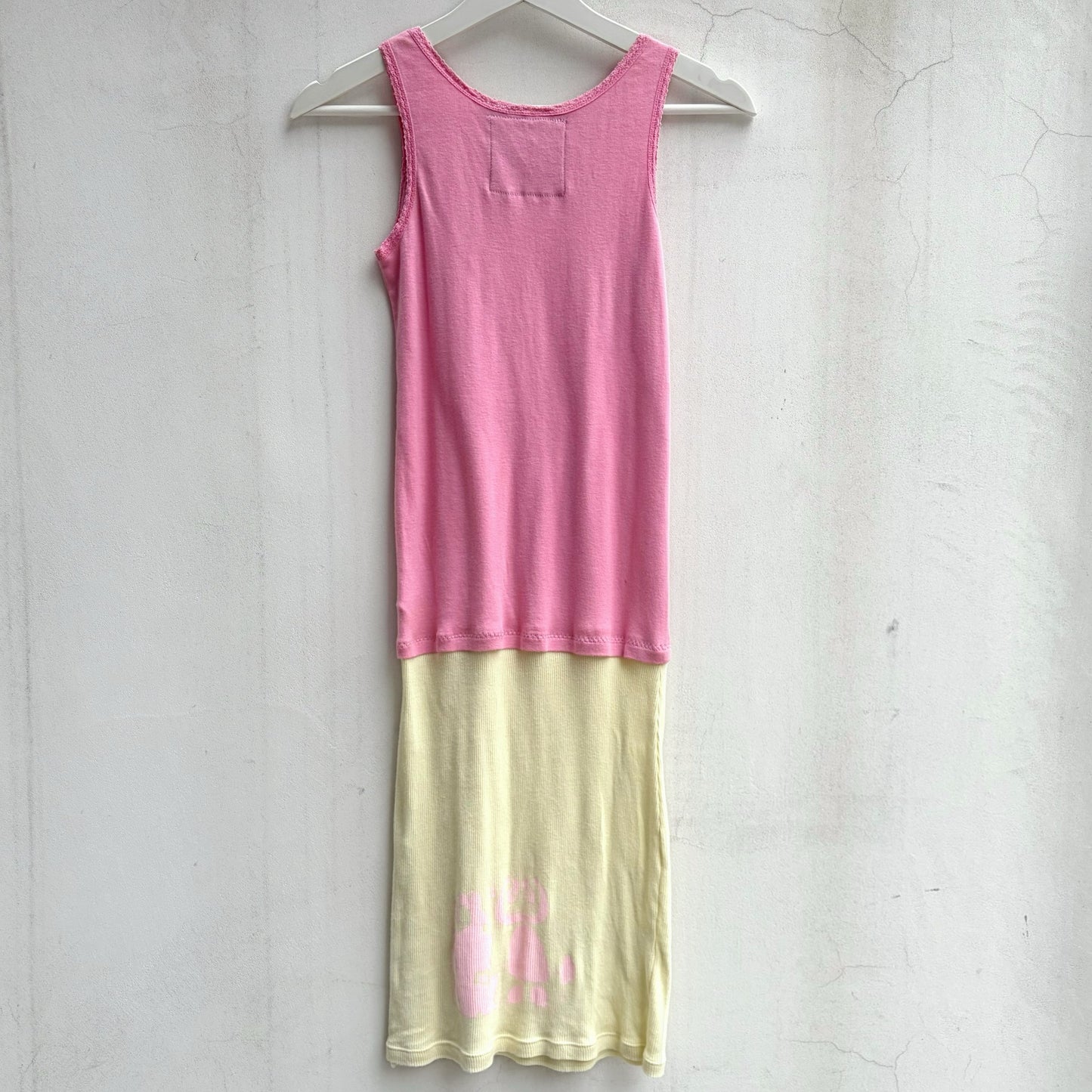 【GATEANDO POR TUS NUBES】TANK TOP DRESS / PINK / タンクトップドレス