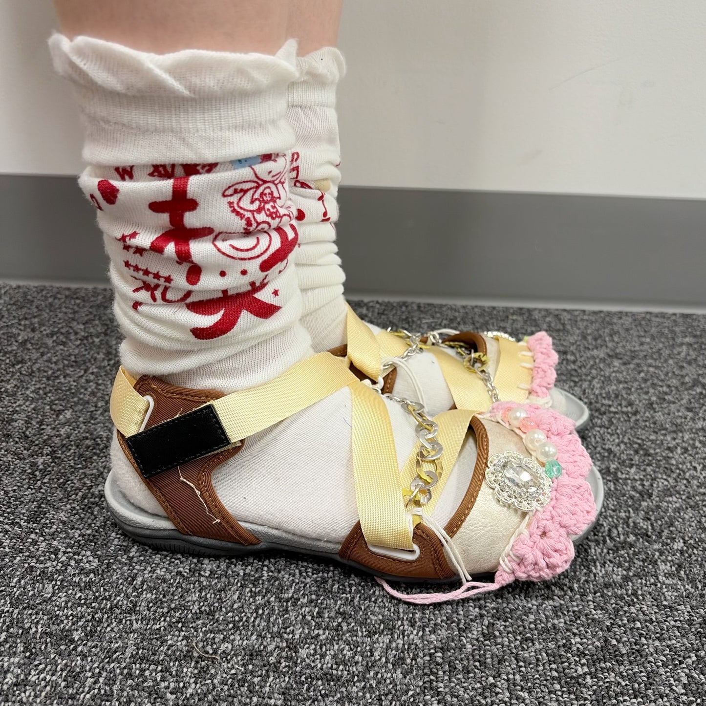Custom sandal / brown / カスタムサンダル