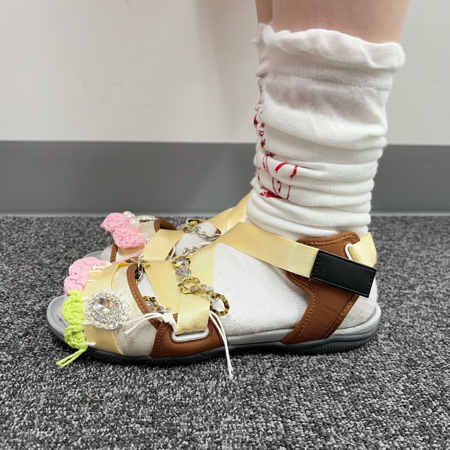 Custom sandal / brown / カスタムサンダル