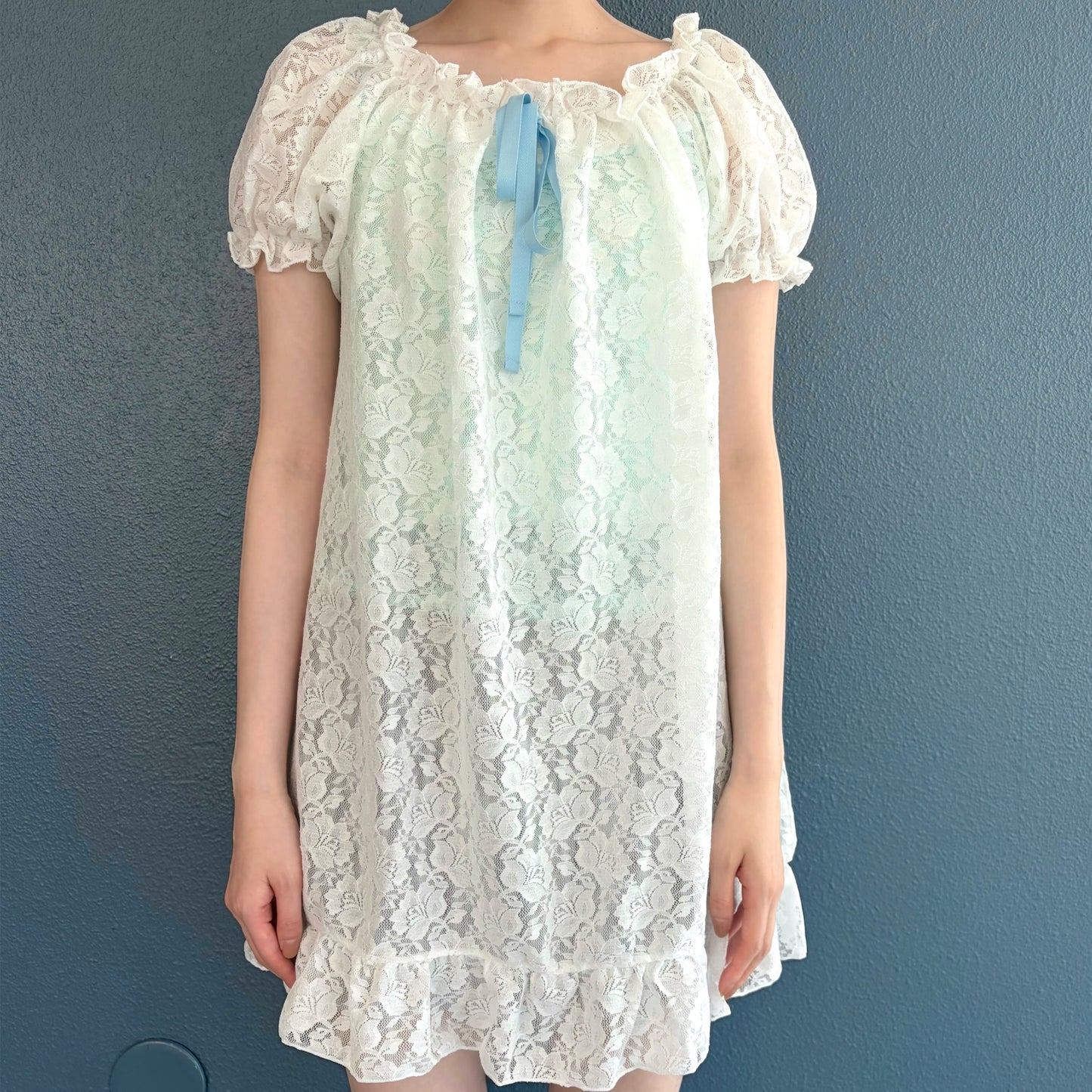 [F.E.E.S] rosie lace dress / white / レースドレス