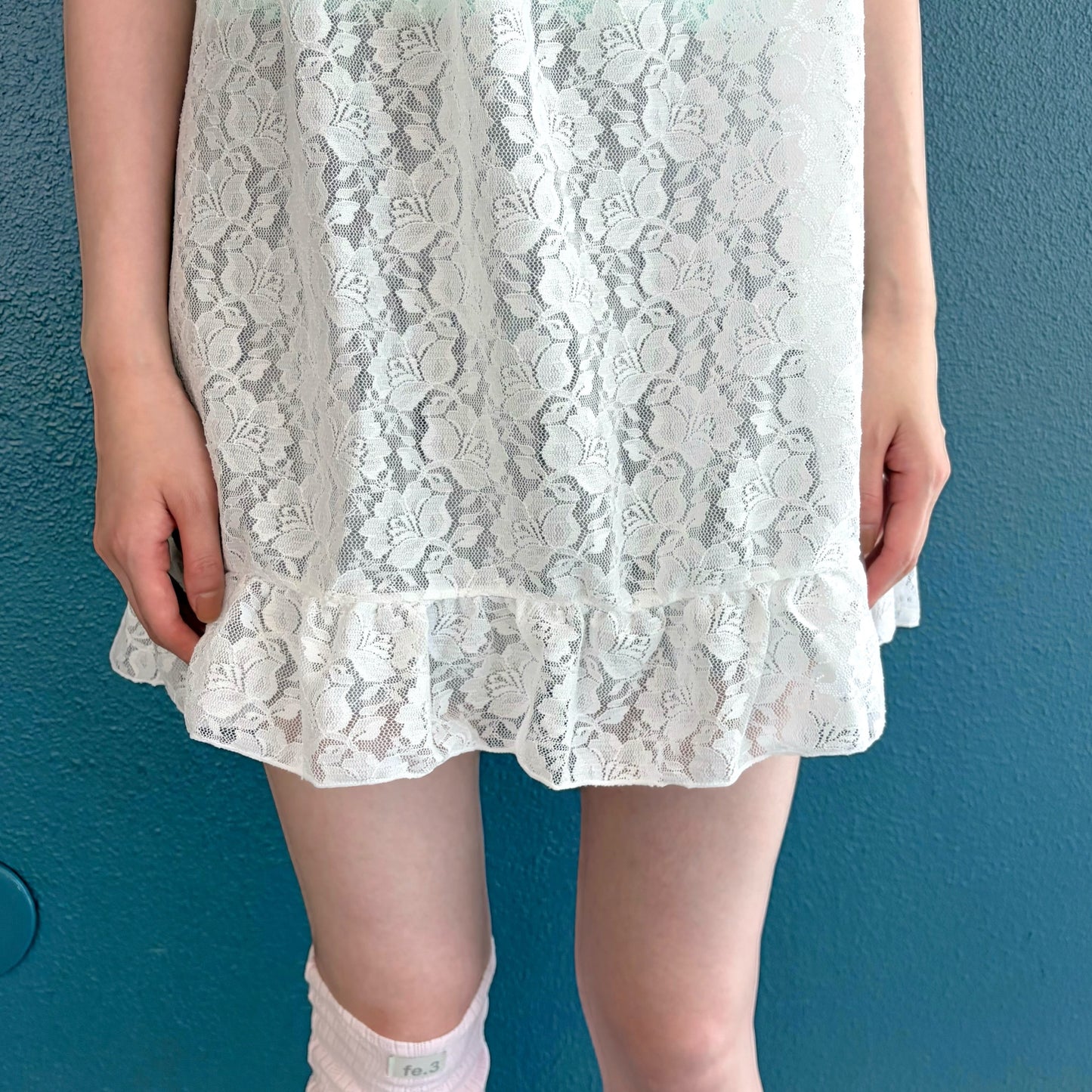 [F.E.E.S] rosie lace dress / white / レースドレス