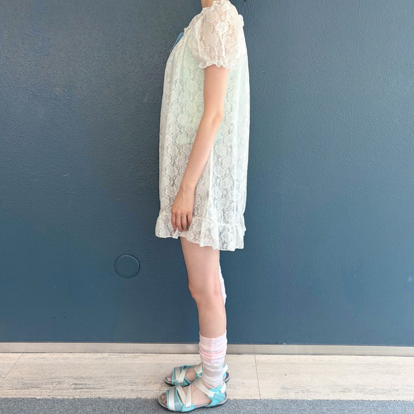 [F.E.E.S] rosie lace dress / white / レースドレス