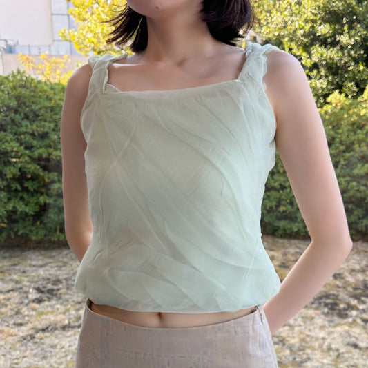tanktop / light green / タンクトップ