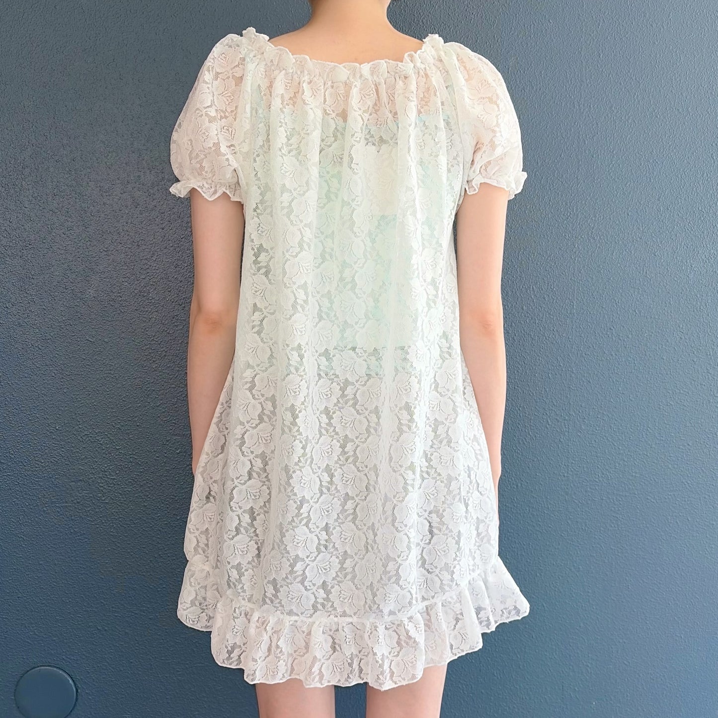 [F.E.E.S] rosie lace dress / white / レースドレス