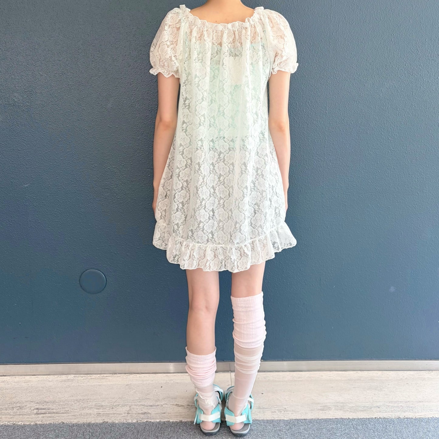 [F.E.E.S] rosie lace dress / white / レースドレス