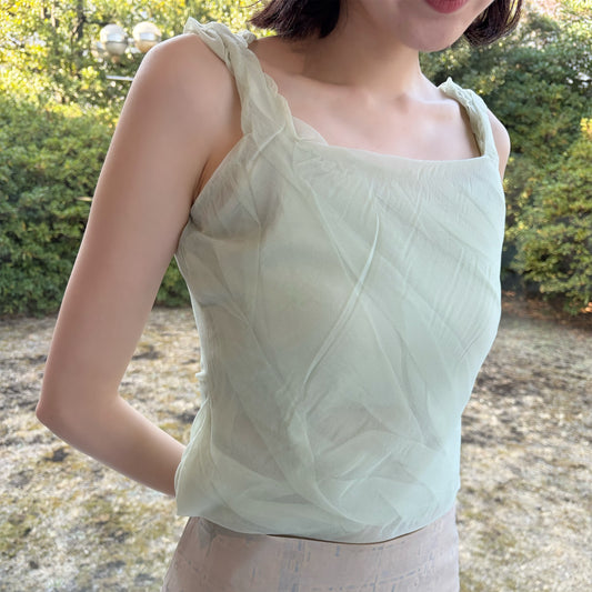 tanktop / light green / タンクトップ