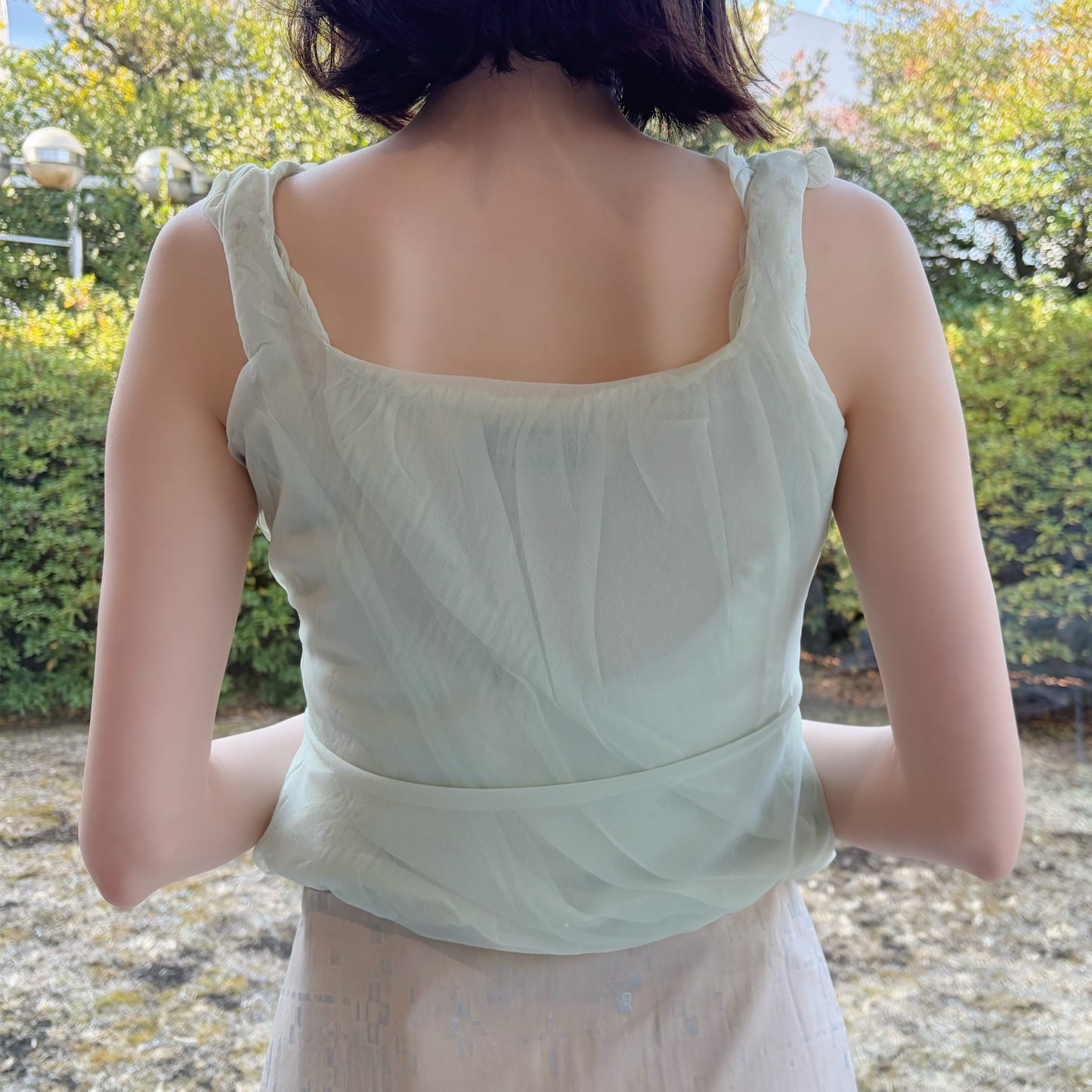 tanktop / light green / タンクトップ
