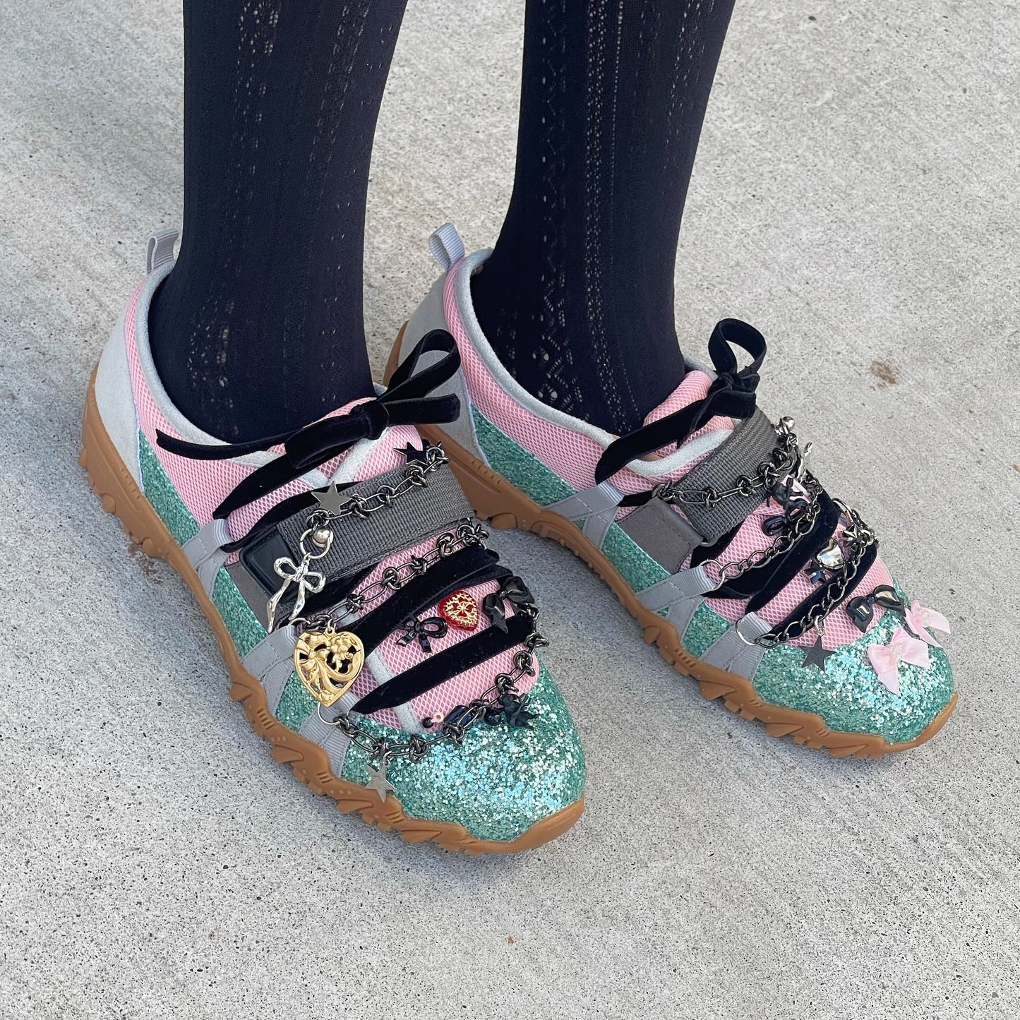 【貴和製作所xyushokobayashi】kiwa special sneaker DREAM / Pink Skyblue / 24cm