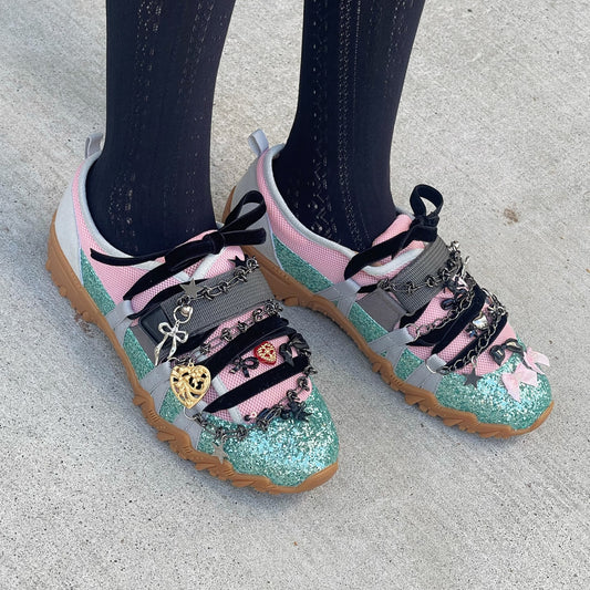 【貴和製作所xyushokobayashi】kiwa special sneaker DREAM / Pink Skyblue / 24cm