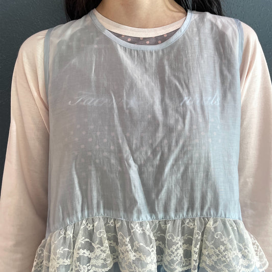 Odelia flapper dress / Powder blue / ベビードールドレス