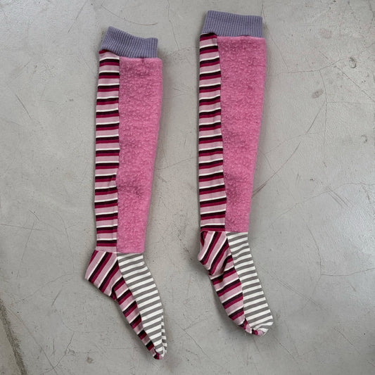 Long socks / Pink Mix / マルチストライプソックス