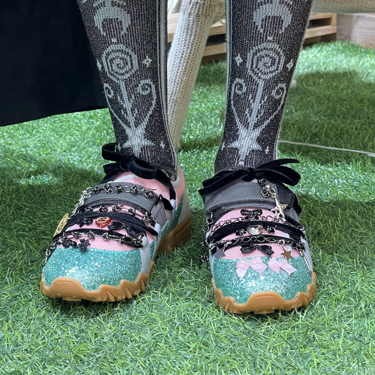 【貴和製作所xyushokobayashi】kiwa special sneaker DREAM / Pink Skyblue / 24cm