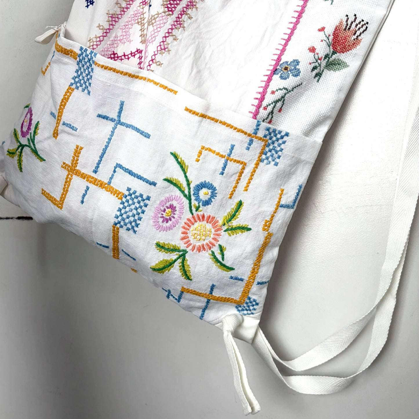 TABLECLOTH drawstring backpack / テーブルクロスバックパック