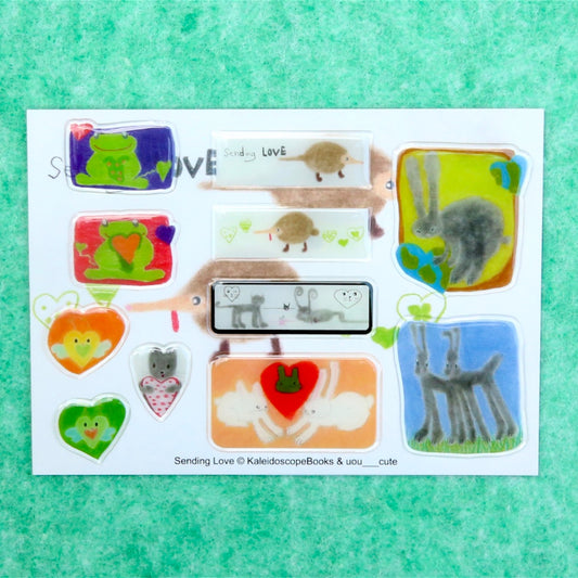 Sending Love Sticker / uou_cute / ステッカー