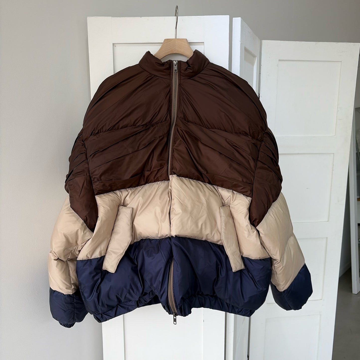 WRINKLE DOWN COAT / MULTI / ダブルジップダウンジャケット