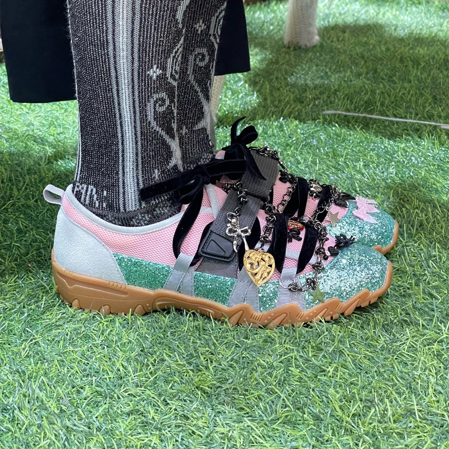 【貴和製作所xyushokobayashi】kiwa special sneaker DREAM / Pink Skyblue / 24cm