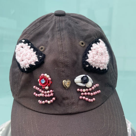 Face cap / Cat / キャットキャップ