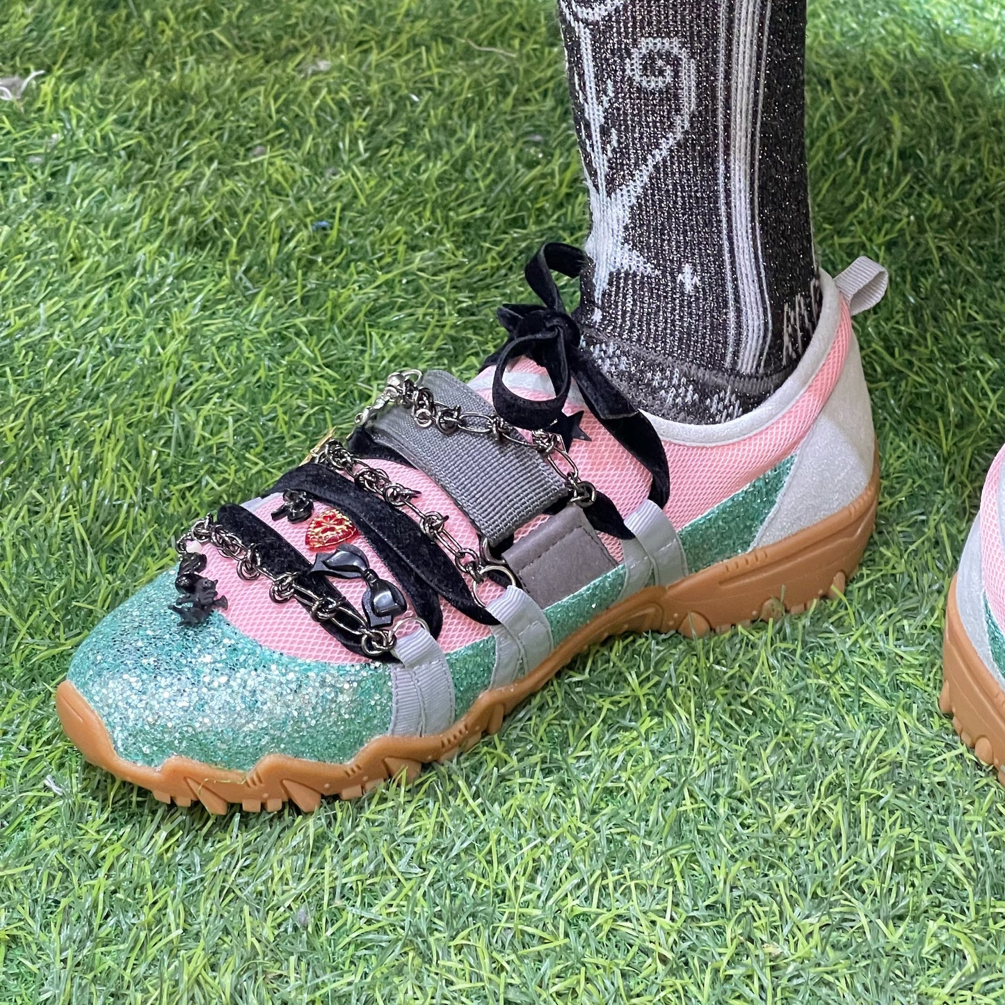 【貴和製作所xyushokobayashi】kiwa special sneaker DREAM / Pink Skyblue / 24cm