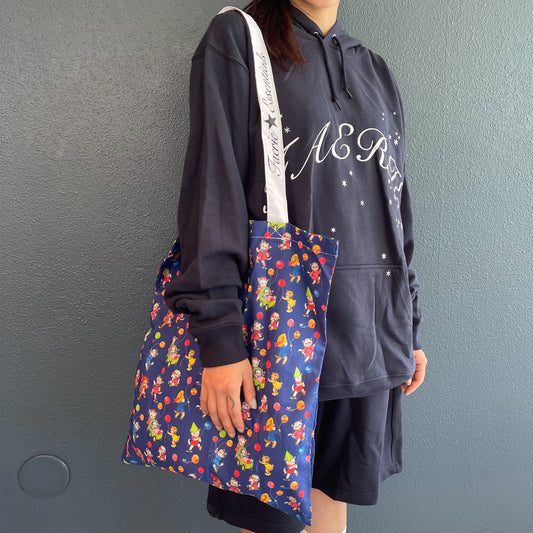 sweet dream eco bag / navy / トートバッグ