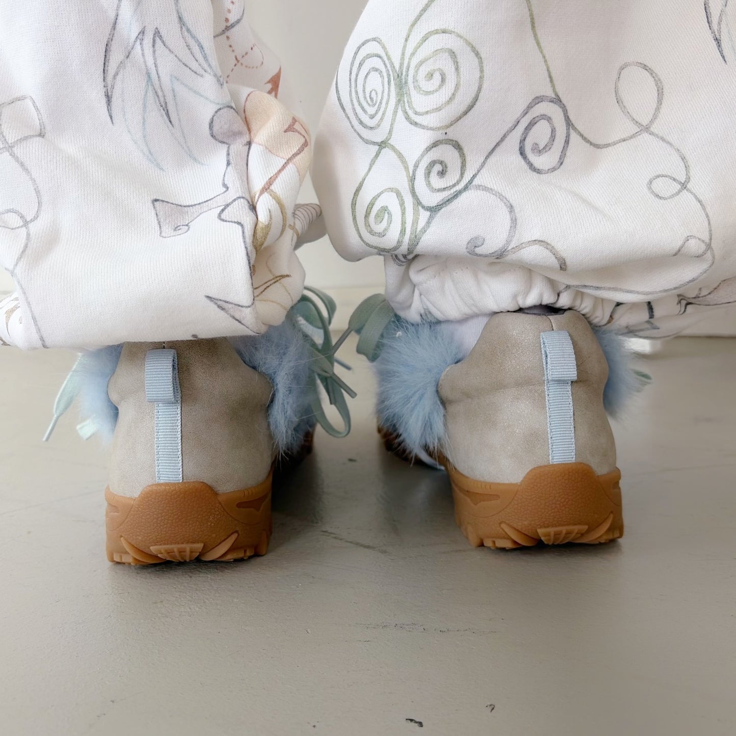 Double bow / Monster blue / yushokobayashiスニーカー