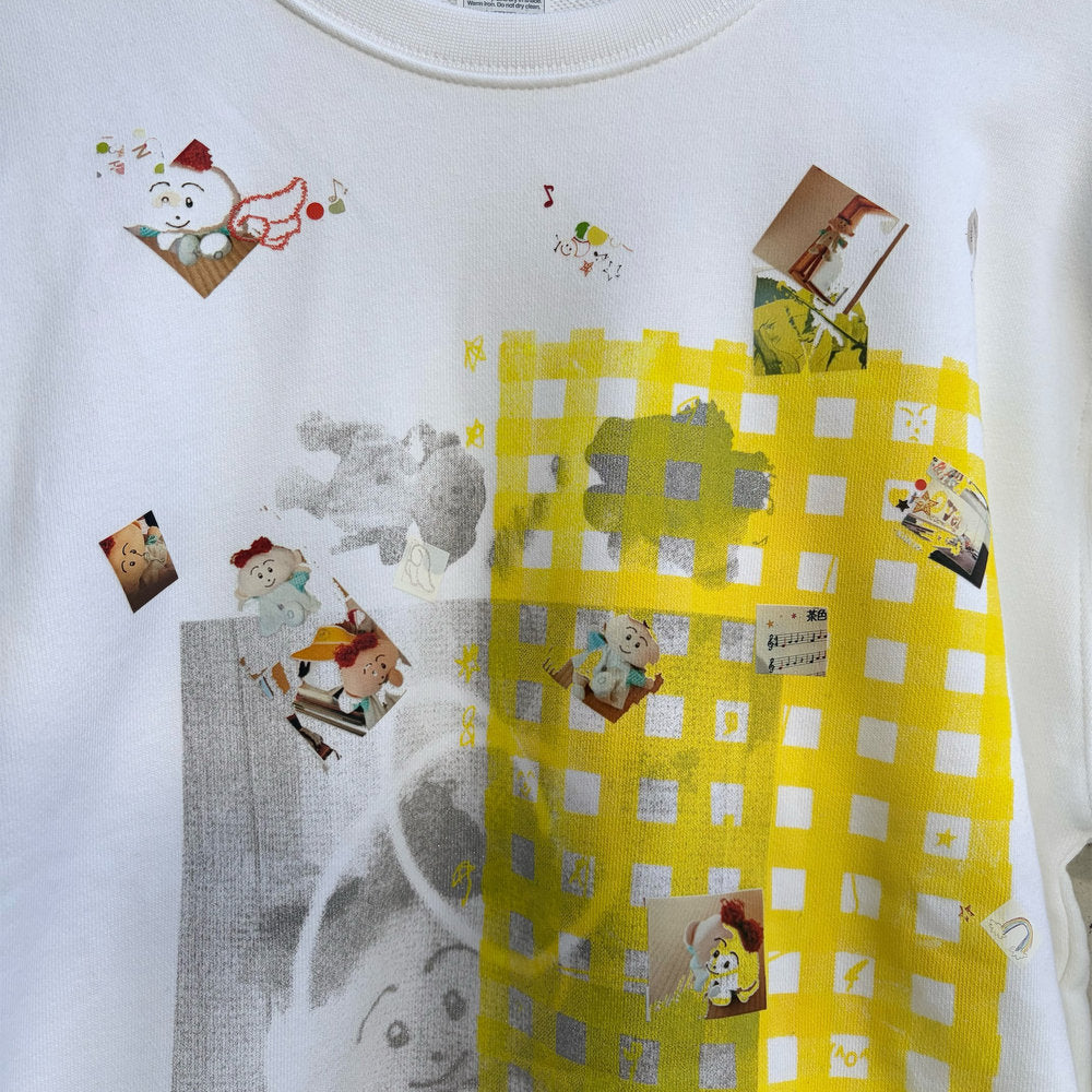 Who? Sweat / White / プリントスウェット