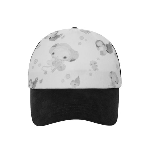 TINY WHIRL MESH CAP / CHARCOAL / グラフィックプリントメッシュキャップ
