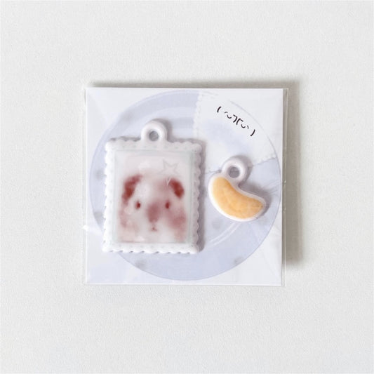 【lizilin】Bubble cotton pendant / キーリング