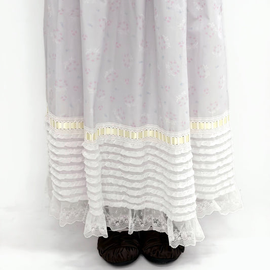 Sylvie Skirt / Lavender / コットンレーススカート