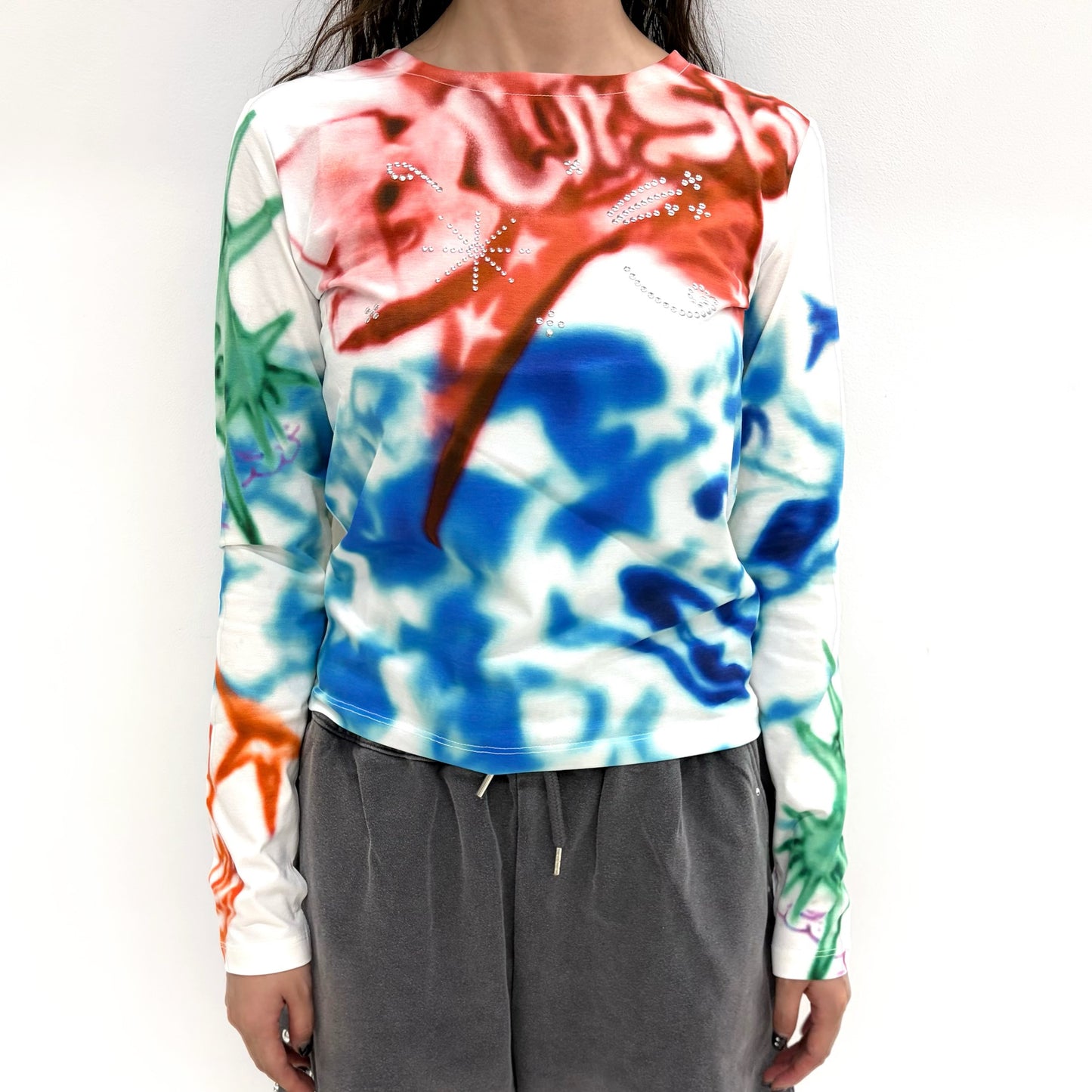 Spike Hotfix Top / White / グラフィックトップ