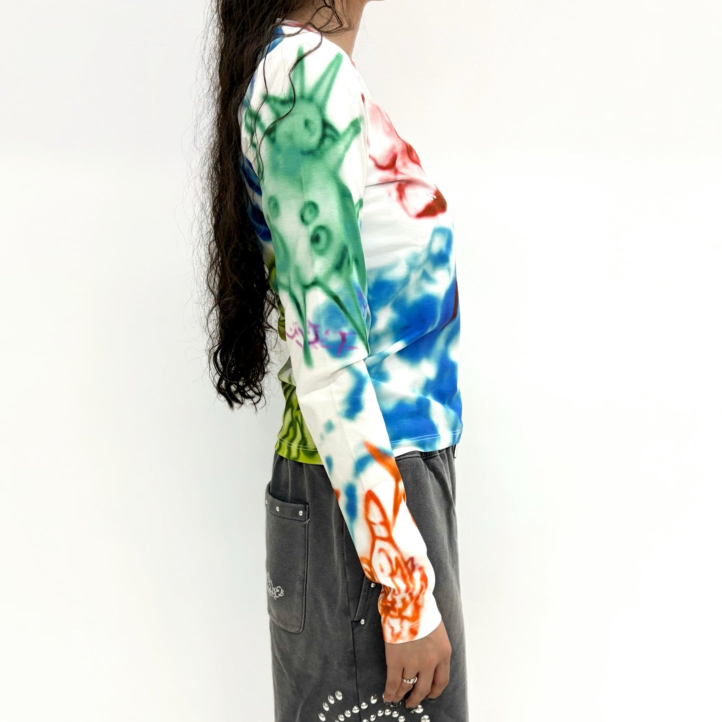 Spike Hotfix Top / White / グラフィックトップ